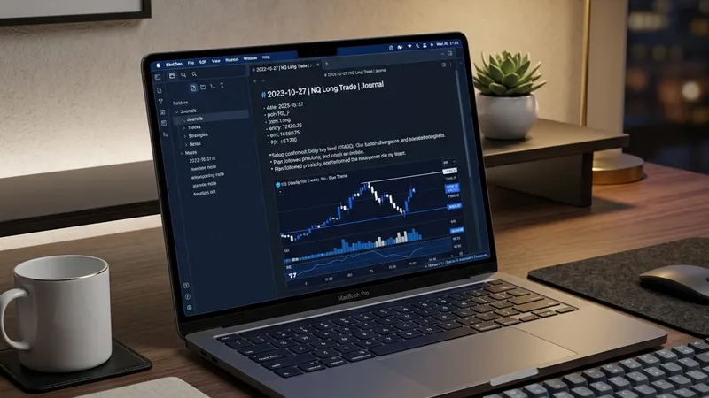 How to Use Obsidian for a Serious Trading Journal cover image