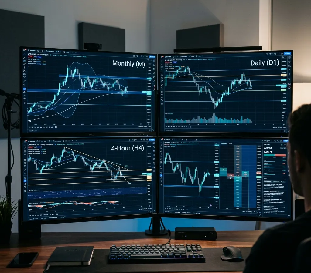 Top-Down Analysis: How to Align Timeframes Before You Enter cover image